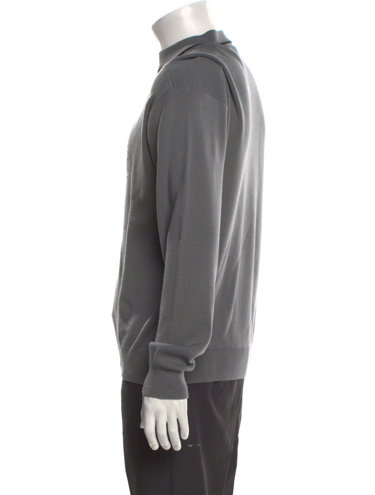 Giorgio Armani Wool Mock Neck Pullover
