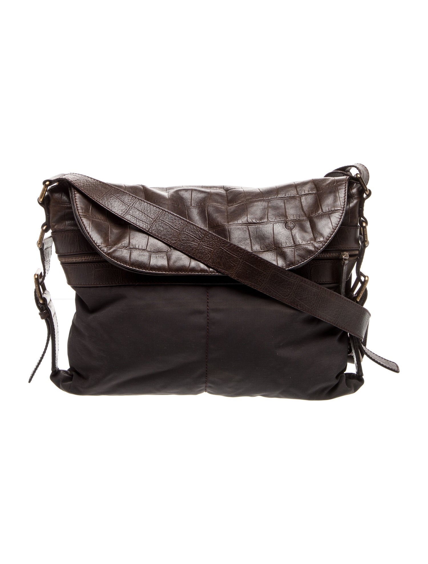 Giorgio Armani Nylon Messenger Bag