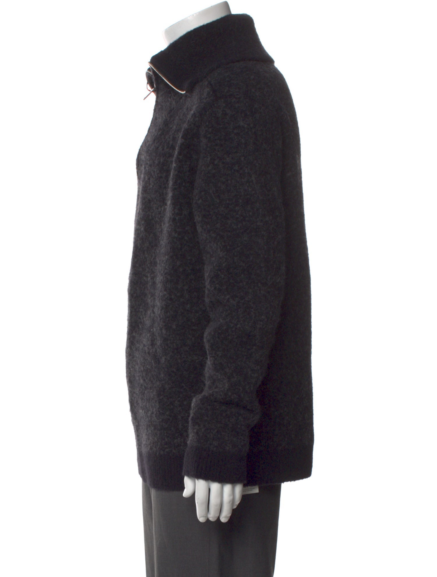 Giorgio Armani Collar Long Sleeve Polo Sweater w/ Tags