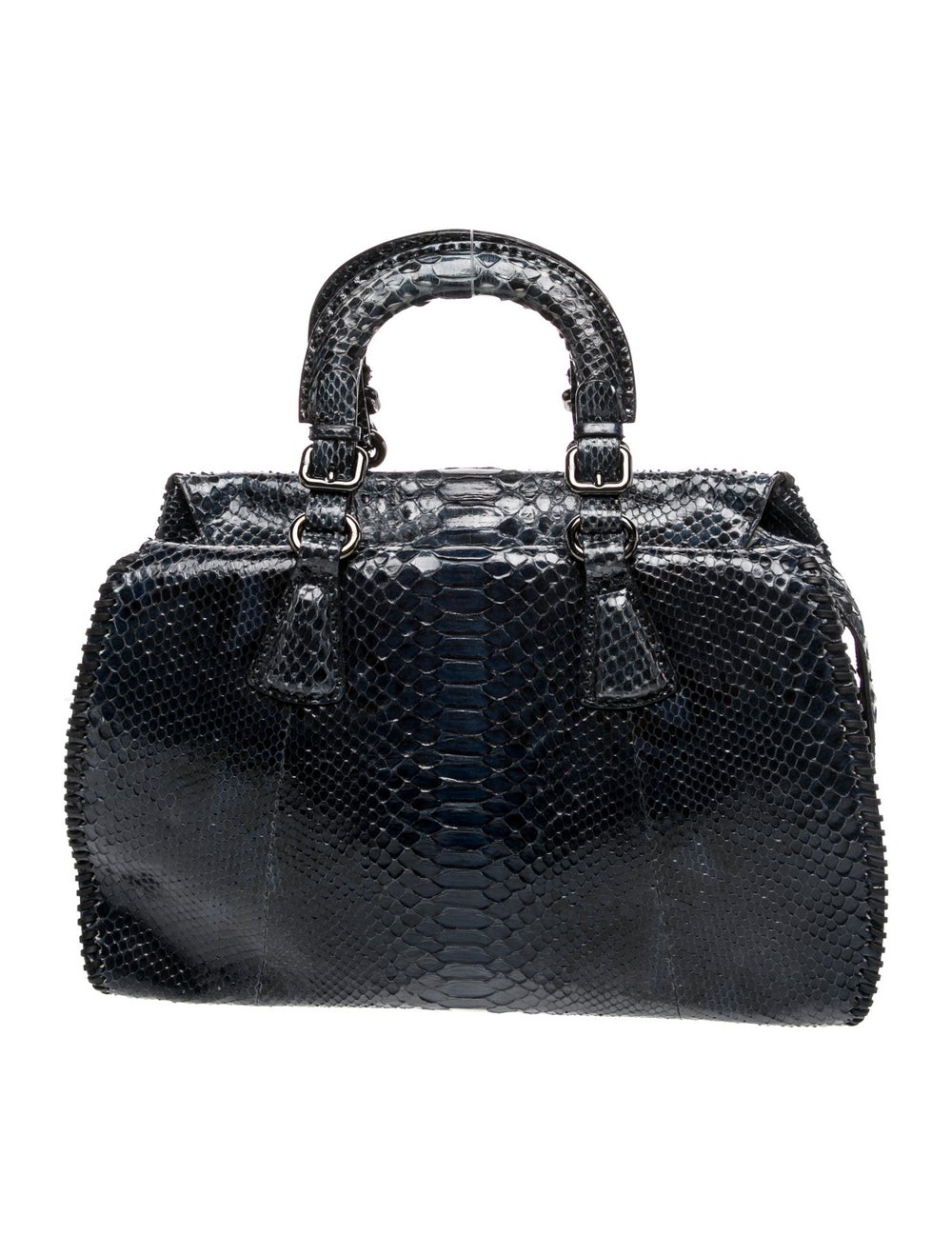 Giorgio Armani Python Top Handle Bag - image 4