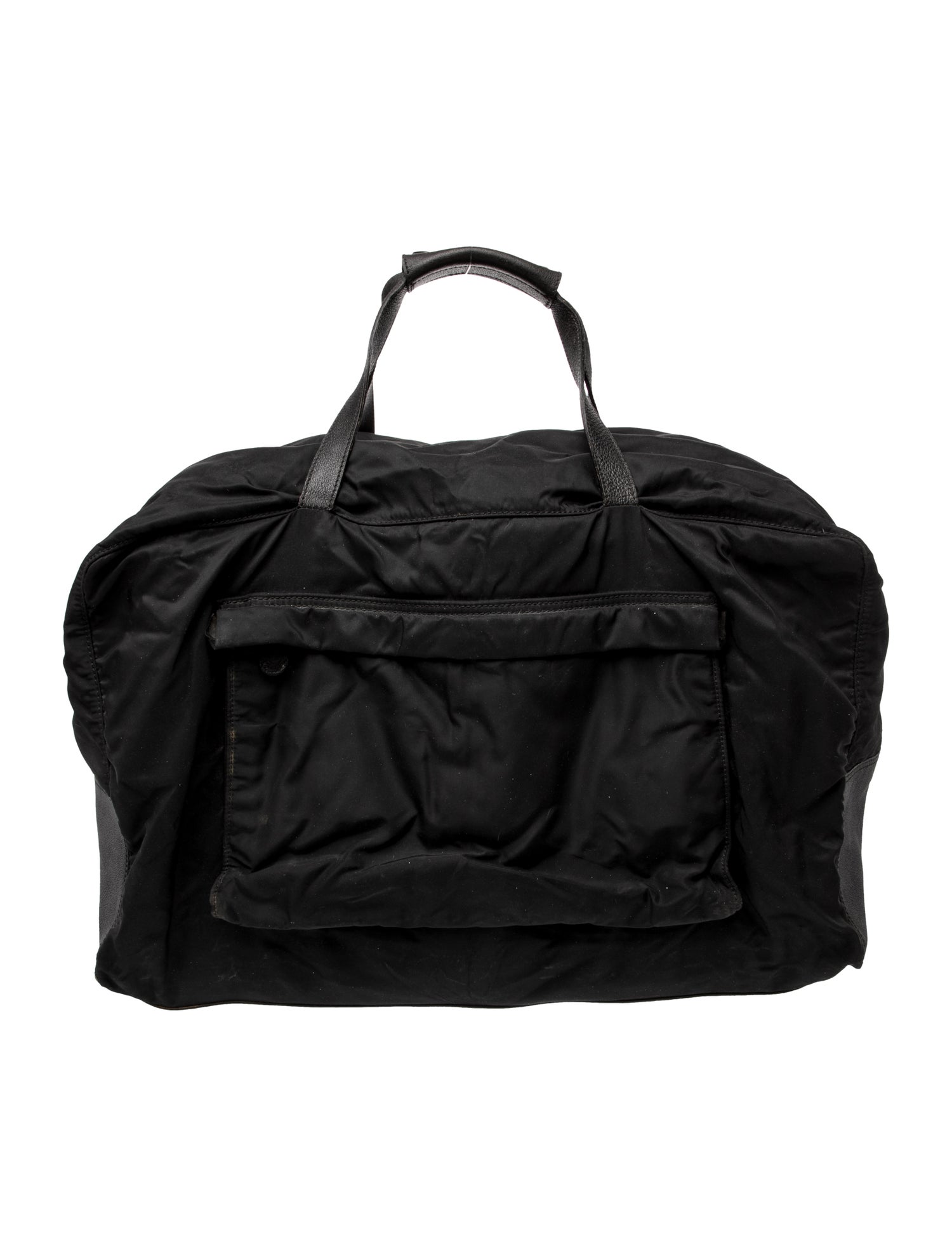 Giorgio Armani Mens black duffel bag