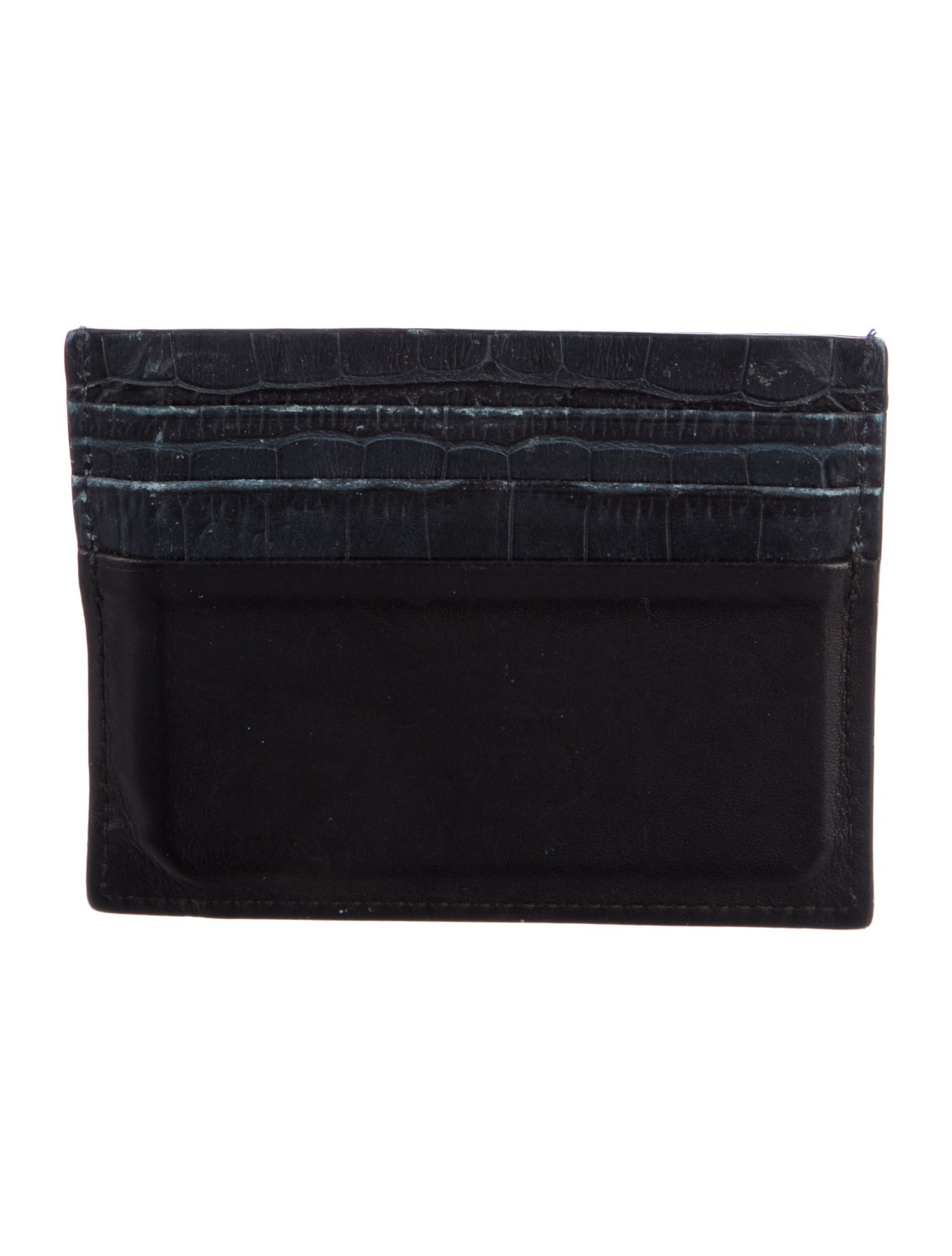 Giorgio Armani Crocodile Card Holder