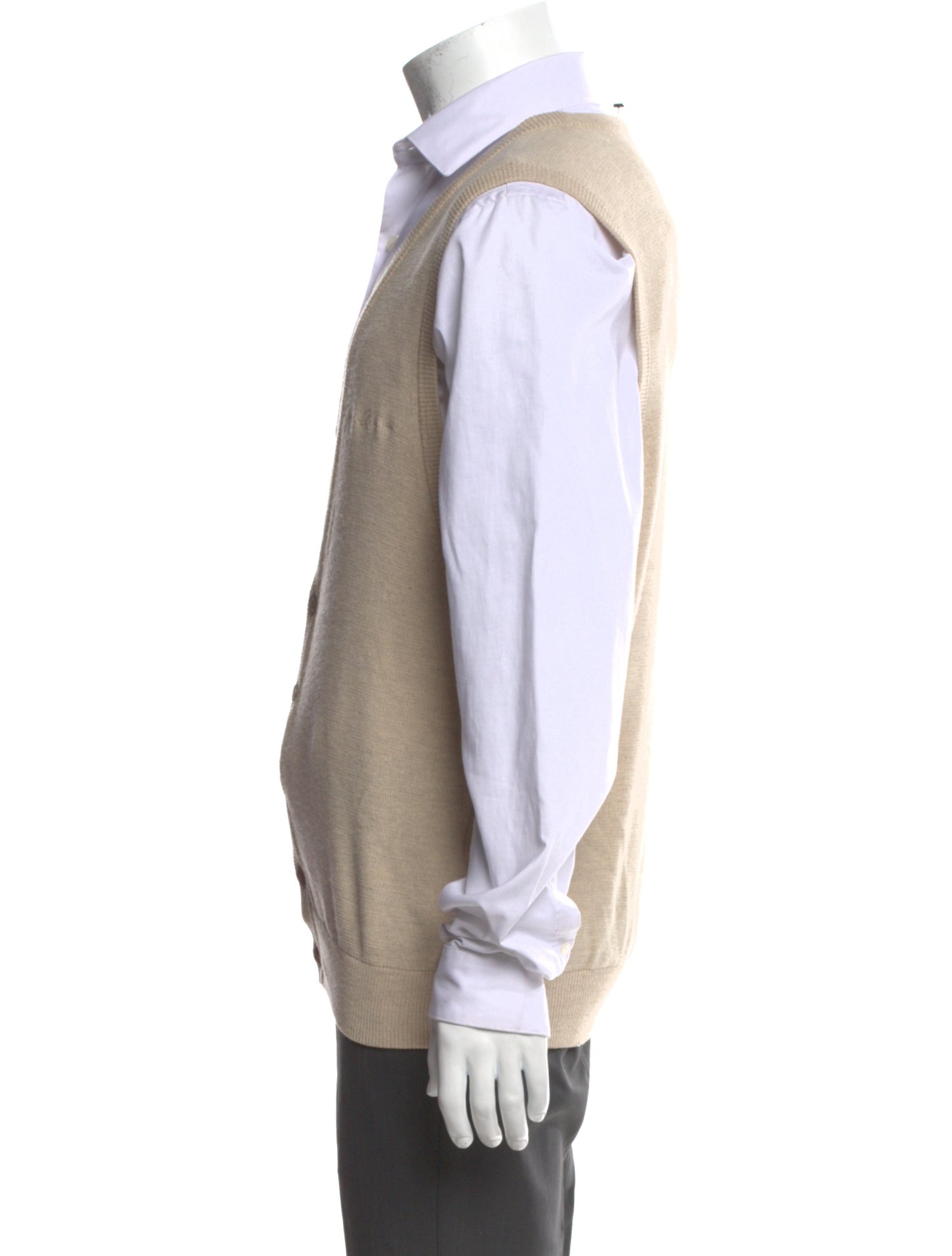 Giorgio Armani Wool V-Neck Sweater Vest