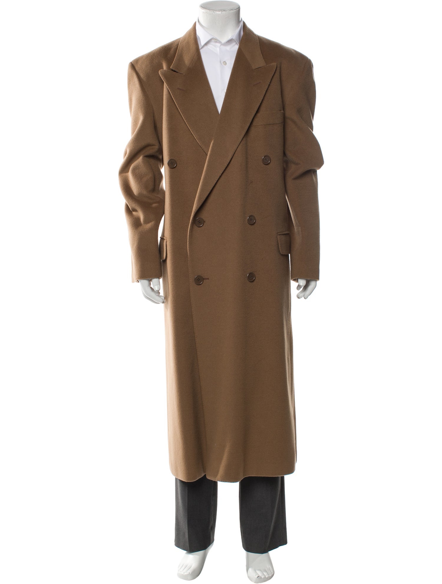Giorgio Armani 1980's Wool Overcoat