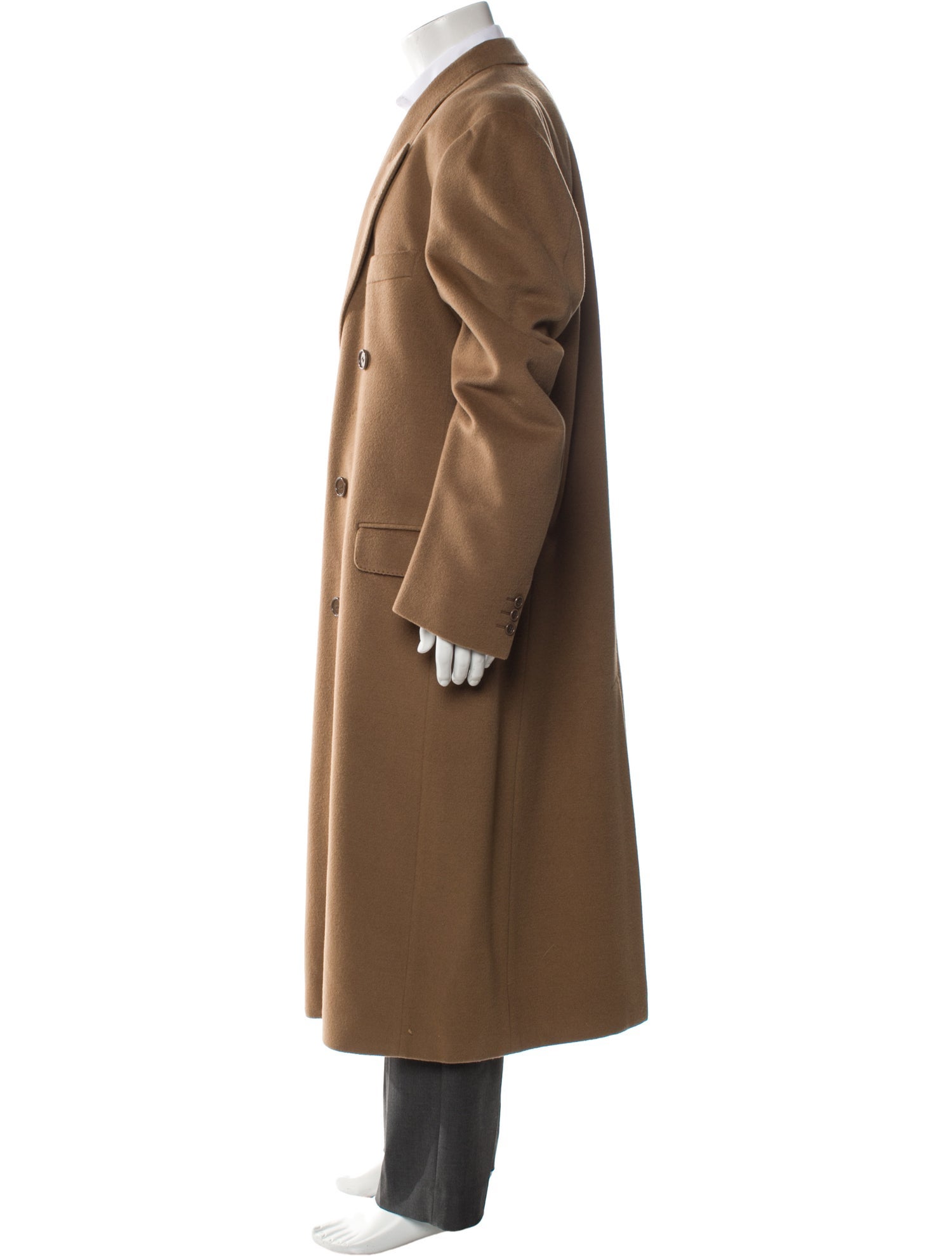 Giorgio Armani 1980's Wool Overcoat