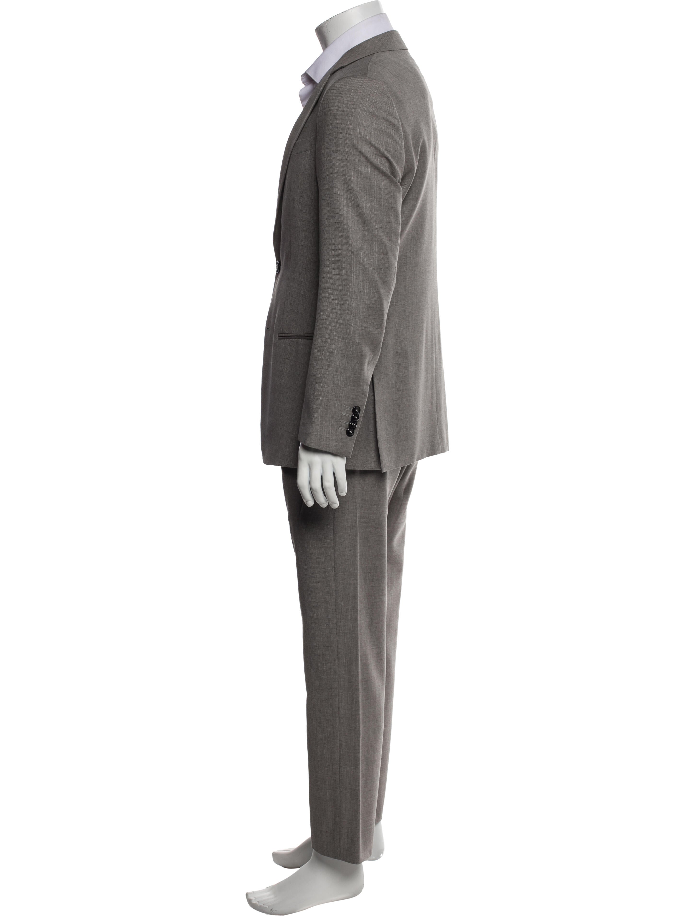 Giorgio Armani Virgin Wool Two-Piece Suit Vest