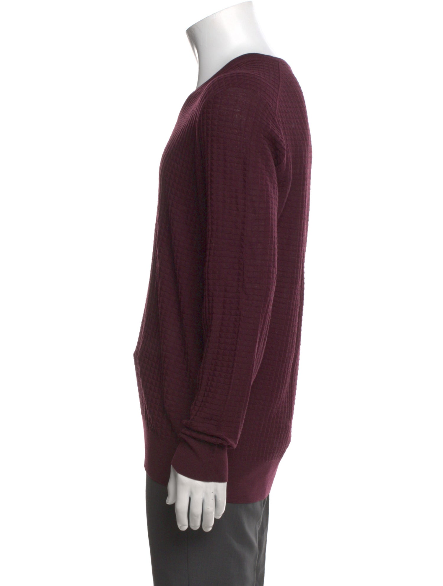 Giorgio Armani Virgin Wool V-Neck Pullover