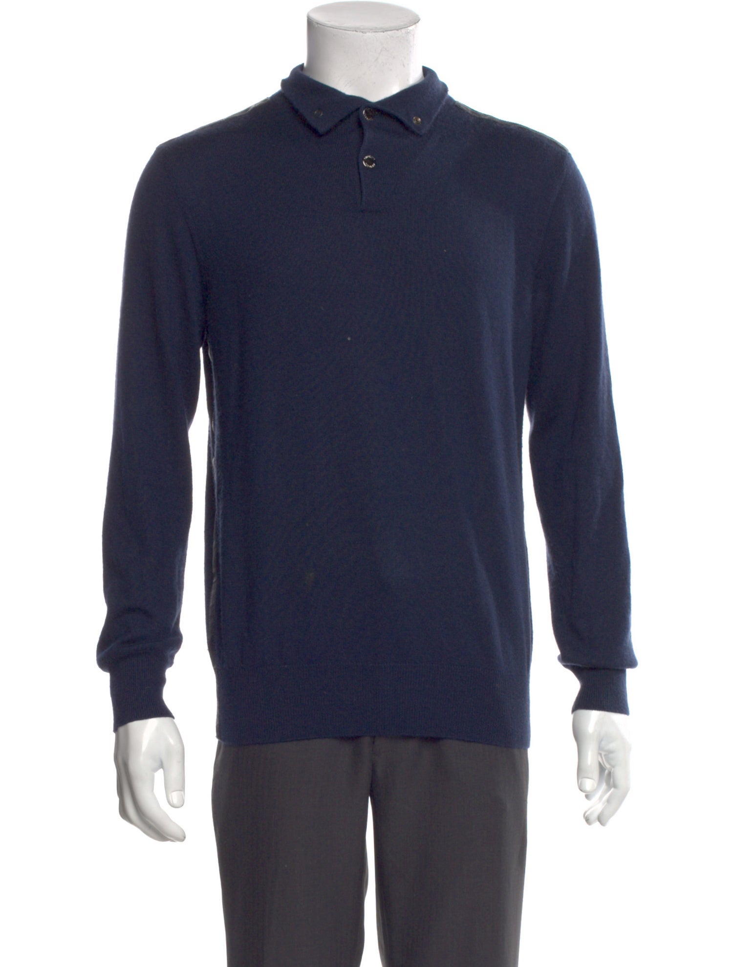 Giorgio Armani Cashmere Collar Polo Sweater