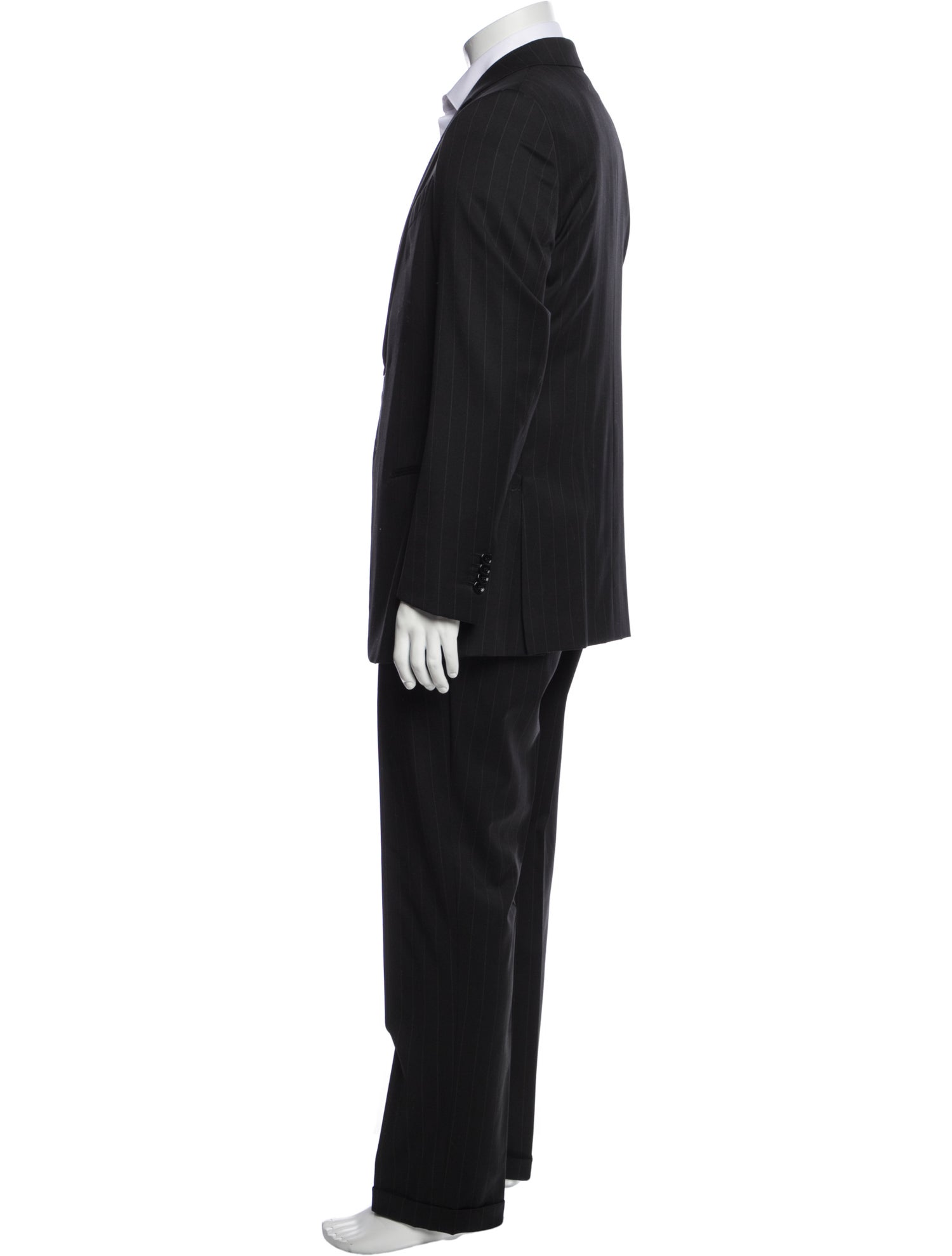 Giorgio Armani Virgin Wool Three-Piece Suit