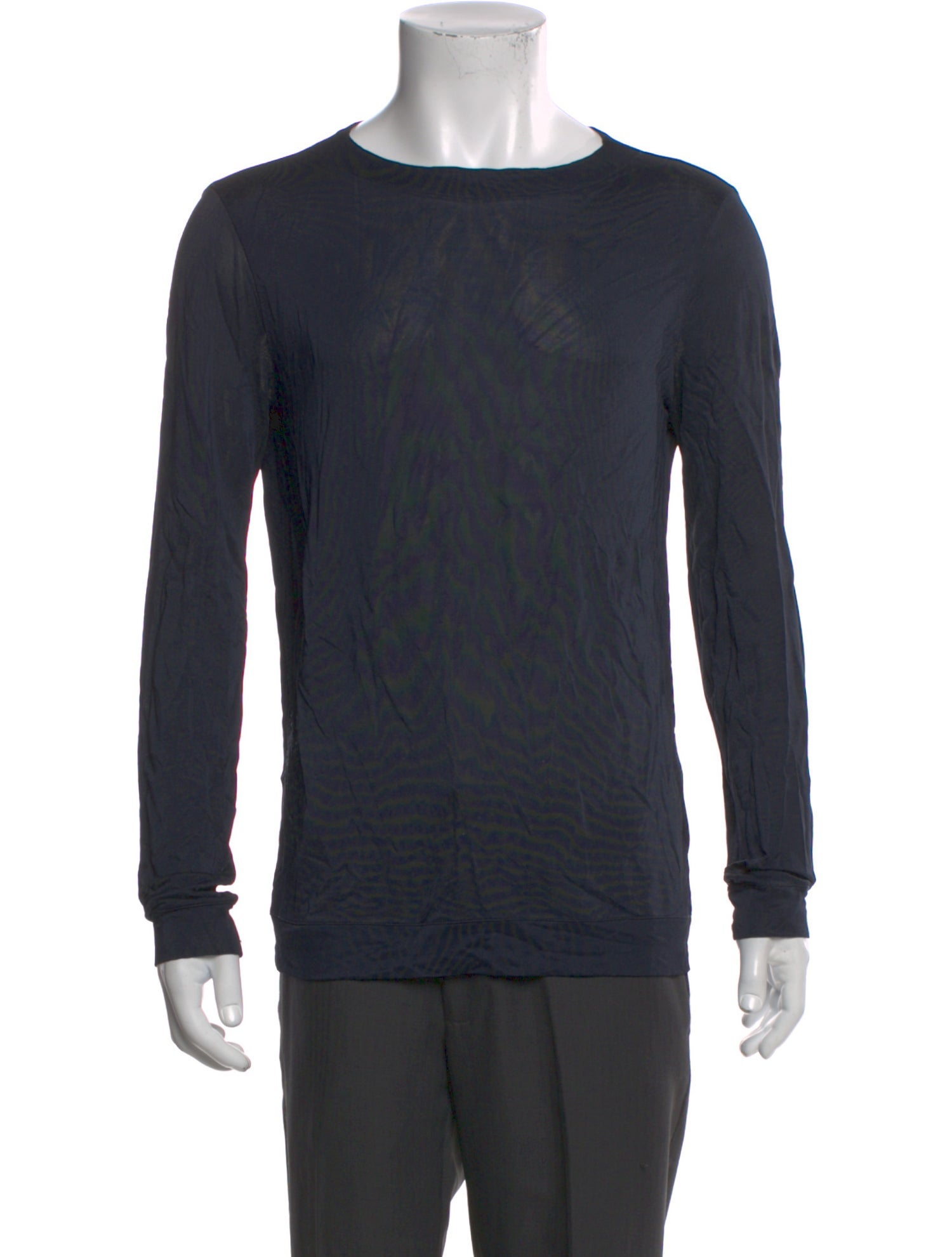 Giorgio Armani Crew Neck Long Sleeve T-Shirt