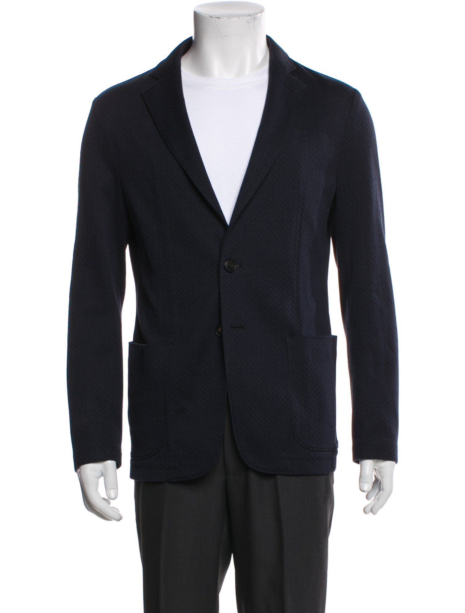 Giorgio Armani Collar Long Sleeve Cardigan