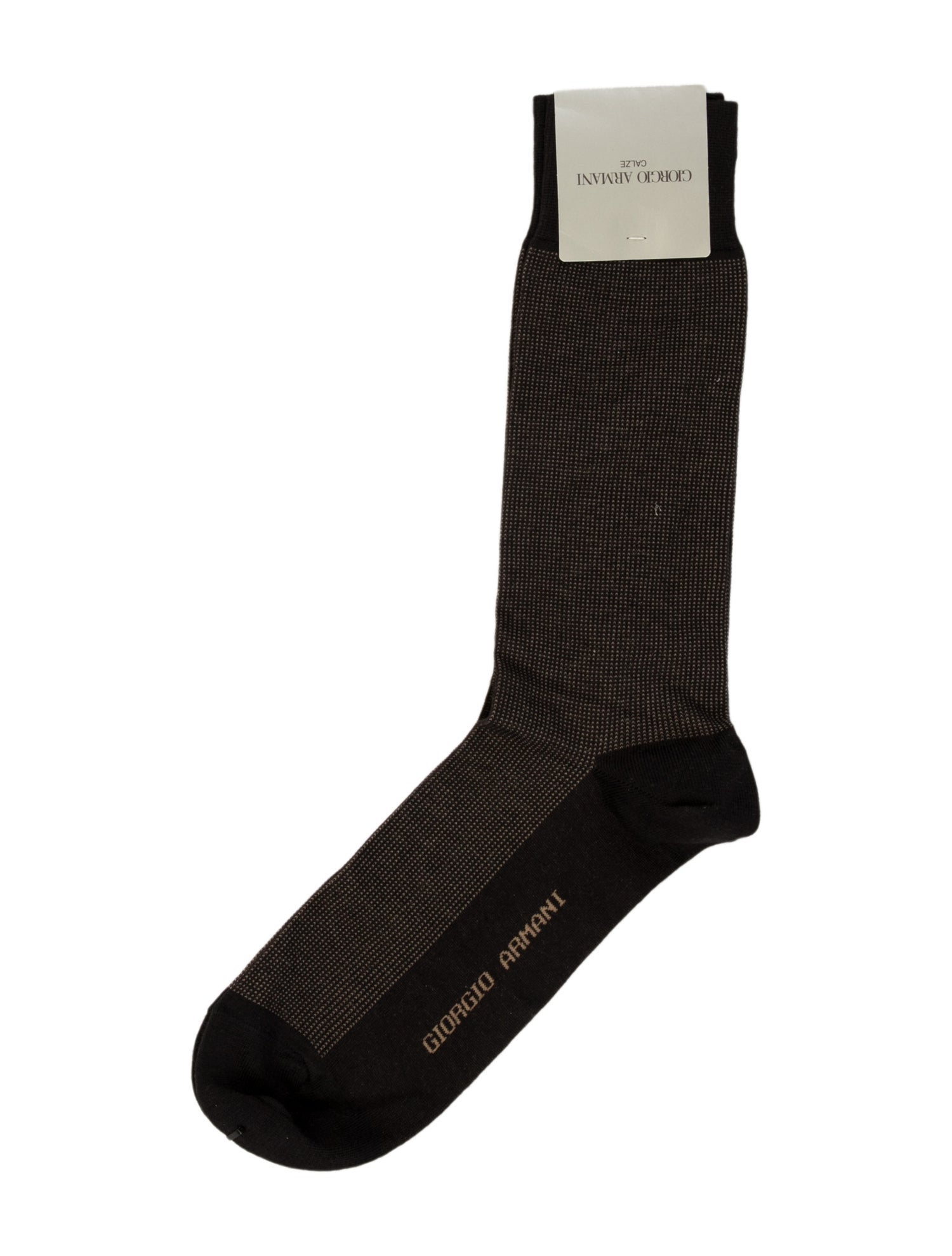 Giorgio Armani Branded Pattern Print Socks w/Tags