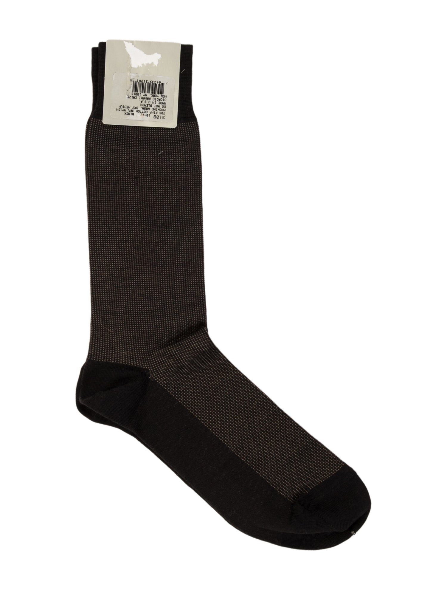 Giorgio Armani Branded Pattern Print Socks w/Tags