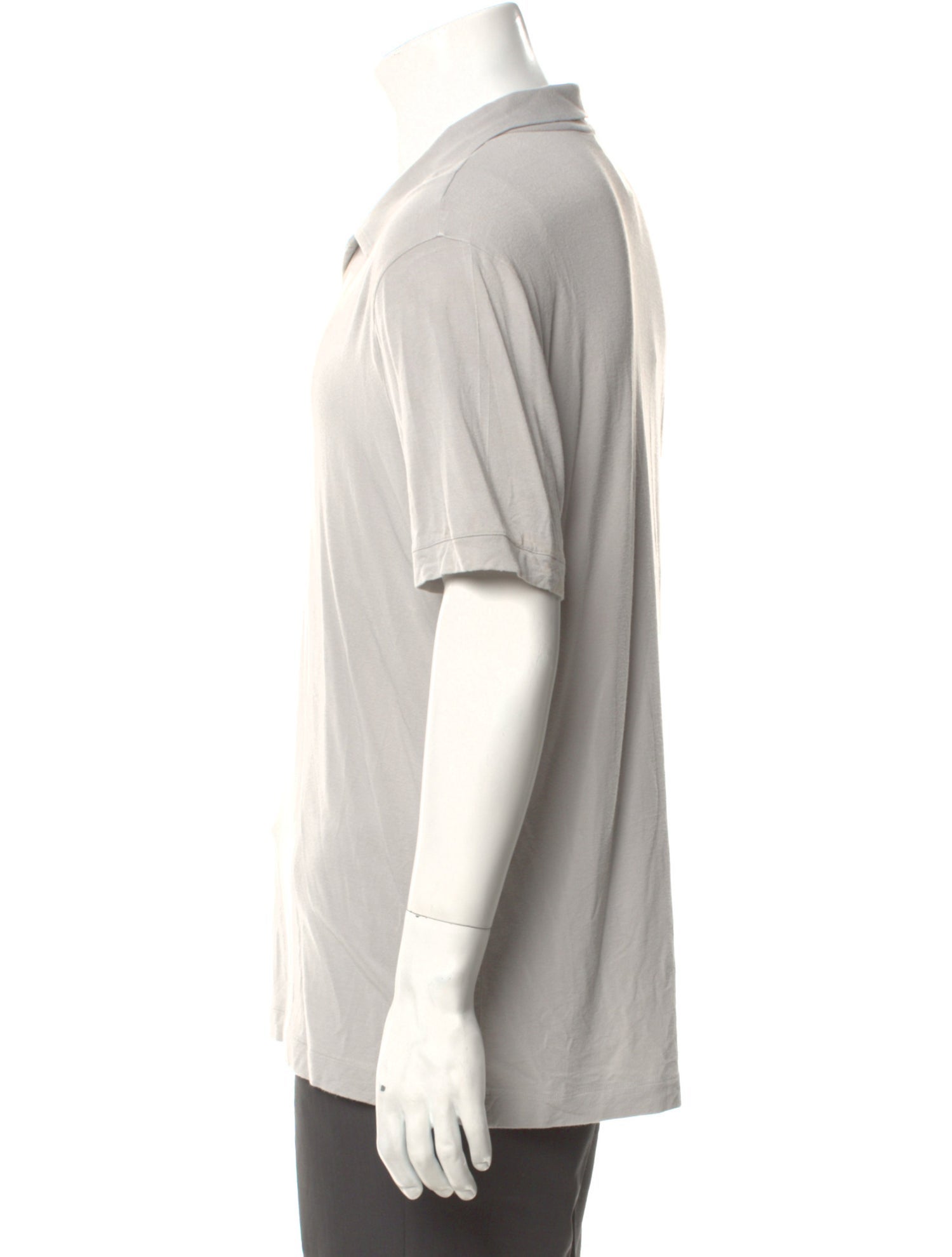 Giorgio Armani V-Neck Short Sleeve Polo Shirt