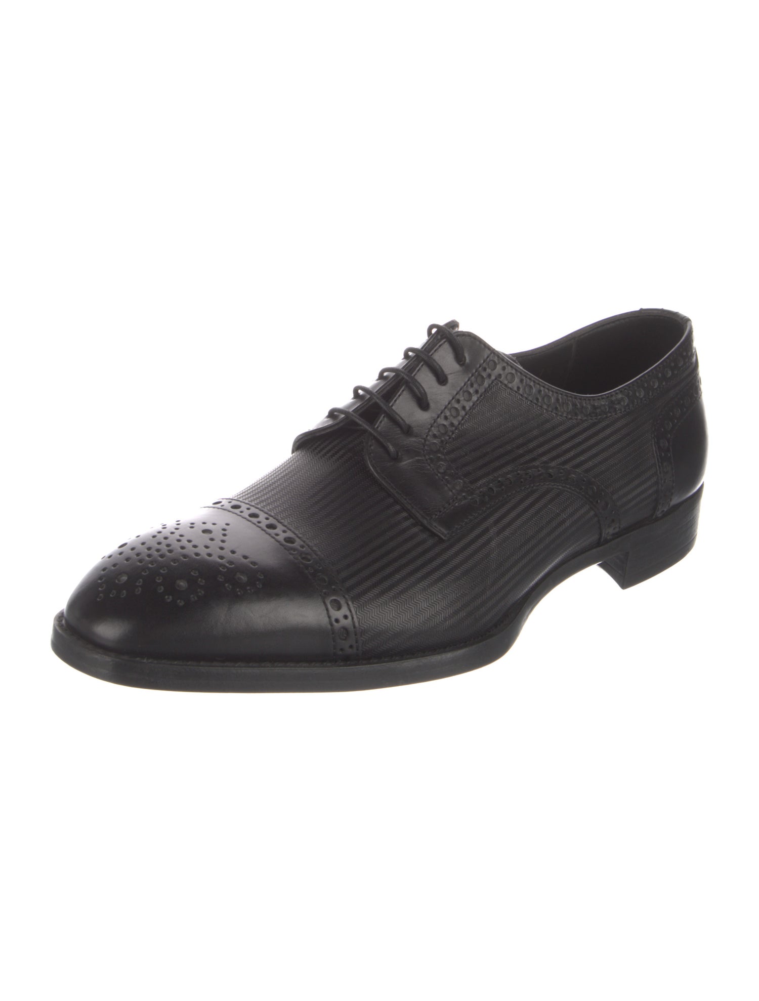 Giorgio Armani Leather Derby Shoes
