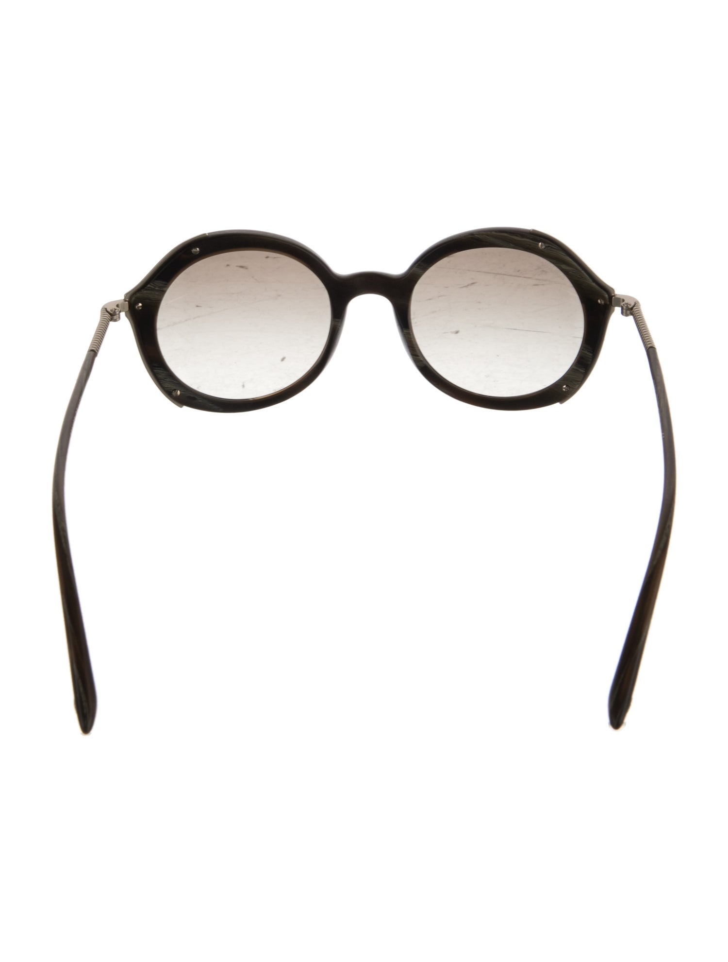 Giorgio Armani Round Gradient Sunglasses