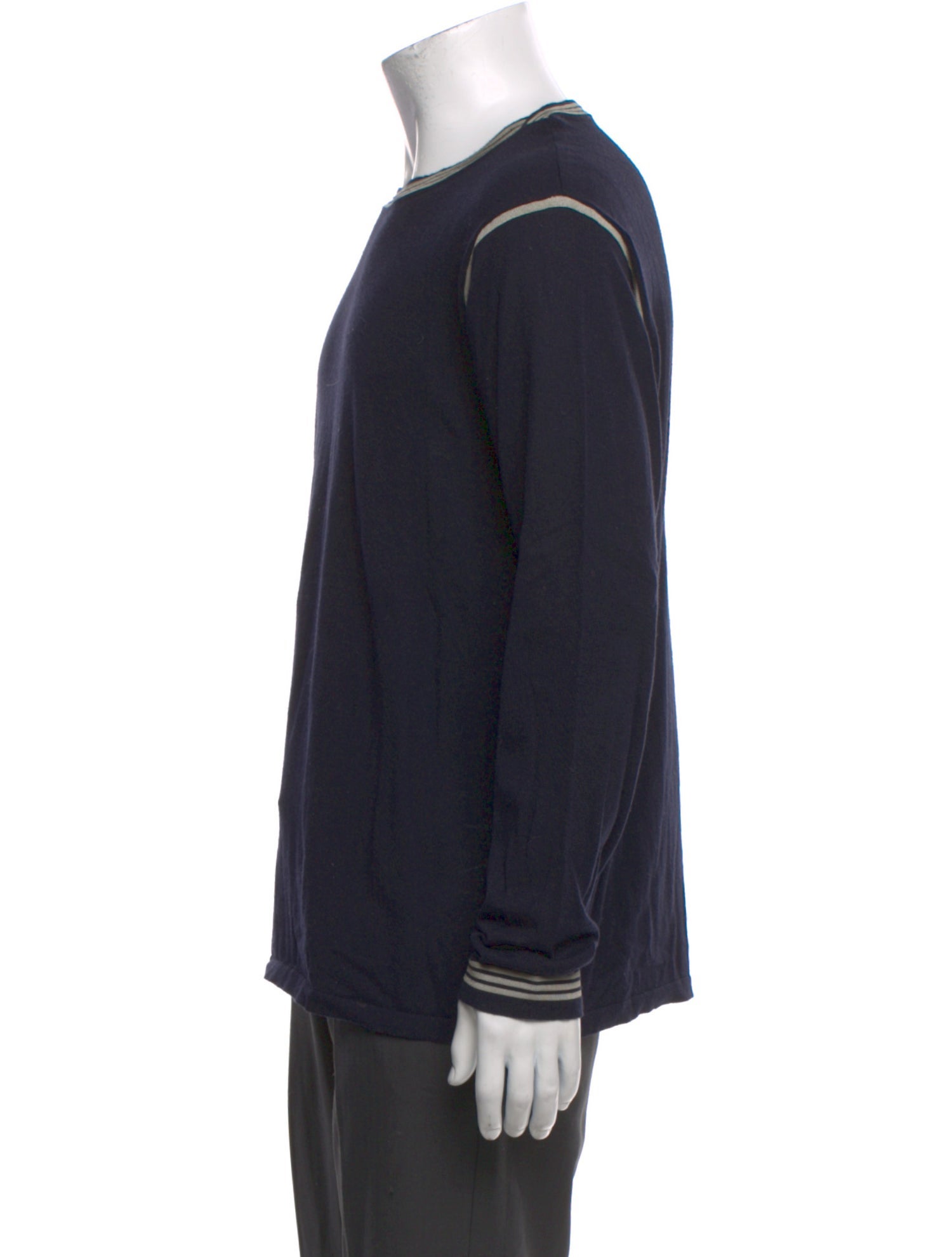 Giorgio Armani Crew Neck Long Sleeve Pullover