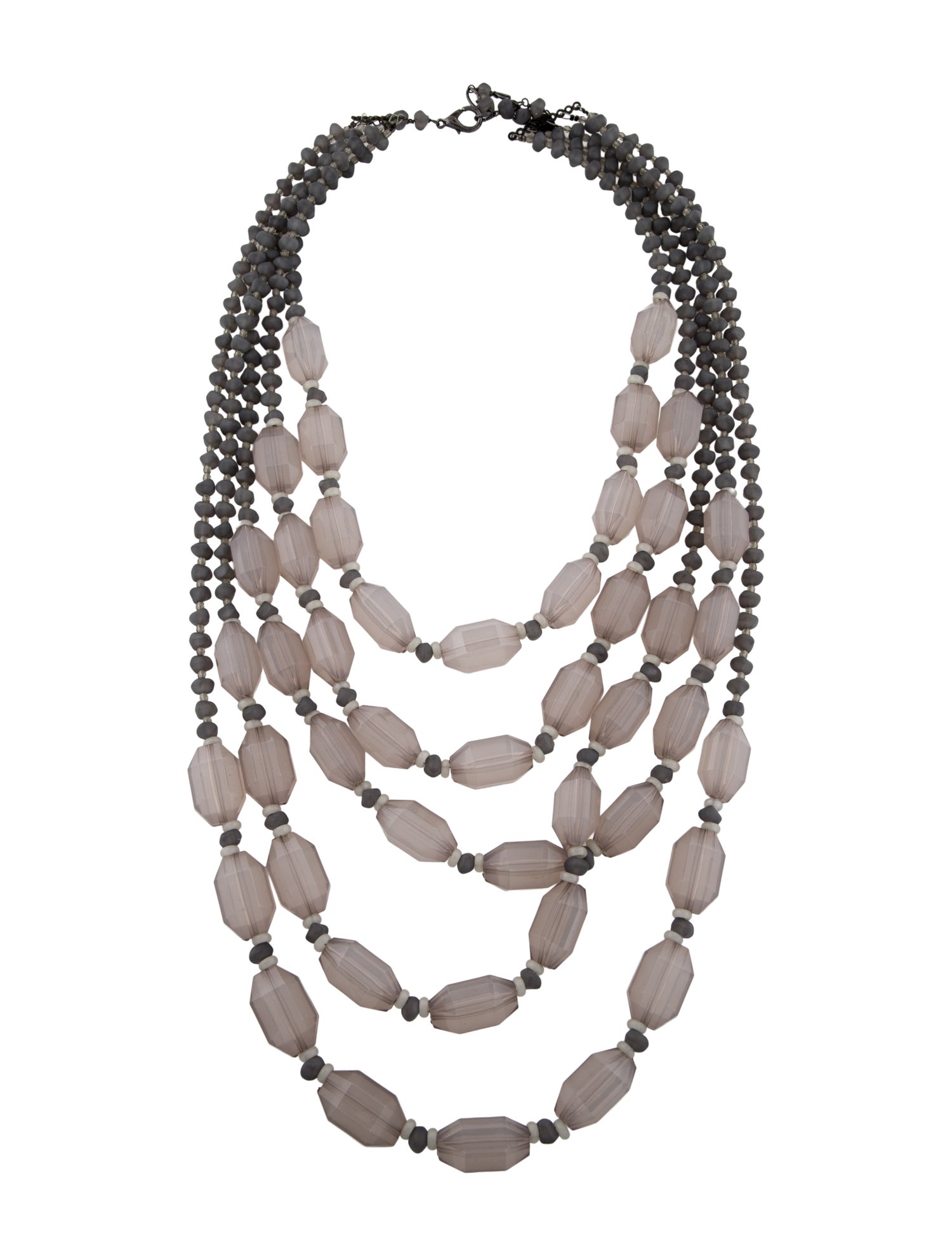 Giorgio Armani Resin Beaded Multistrand Necklace