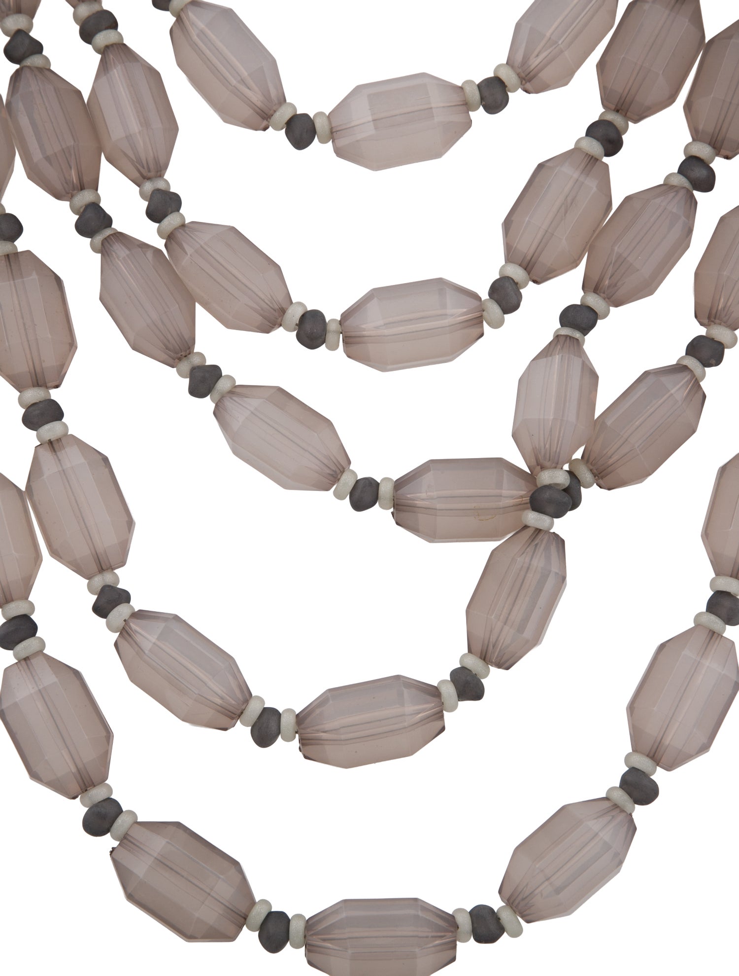 Giorgio Armani Resin Beaded Multistrand Necklace