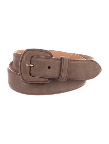 Pre-owned Giorgio Armani Suede Belt In Brown