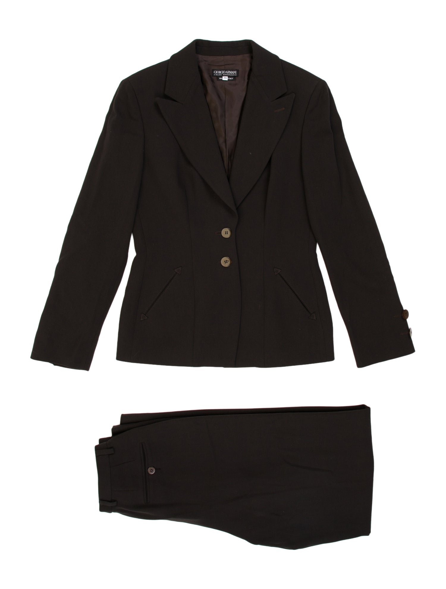 Giorgio Armani Wool Two-Piece Suit