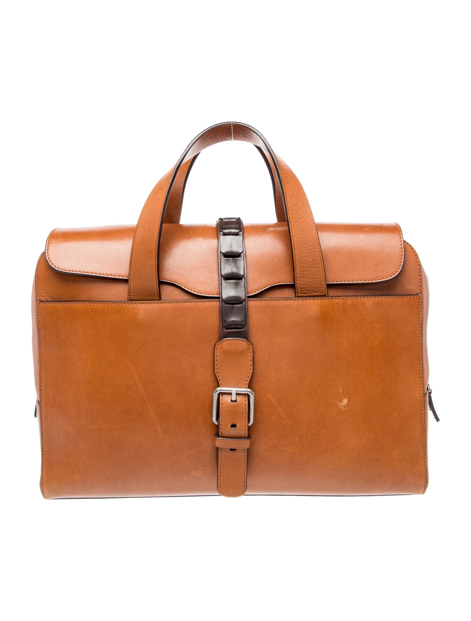 Giorgio Armani Leather Briefcase
