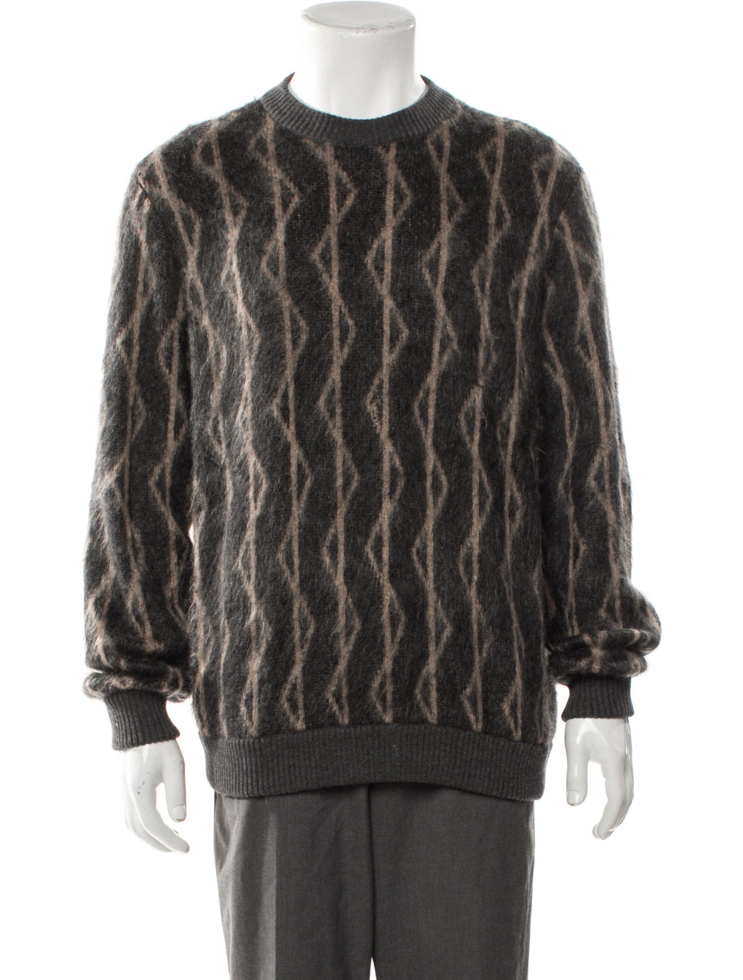 Giorgio Armani Mohair Striped Pullover