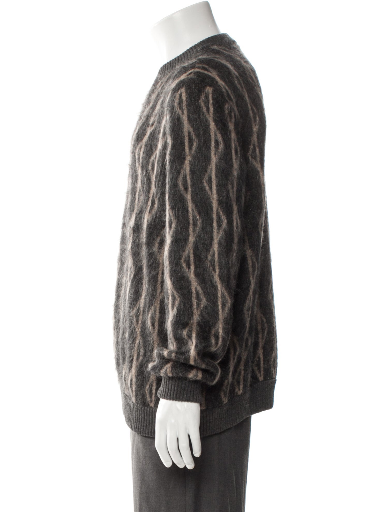 Giorgio Armani Mohair Striped Pullover