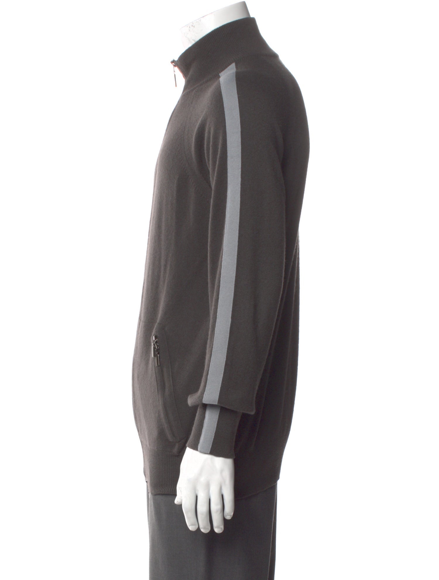 Giorgio Armani Cashmere Mock Neck Cardigan
