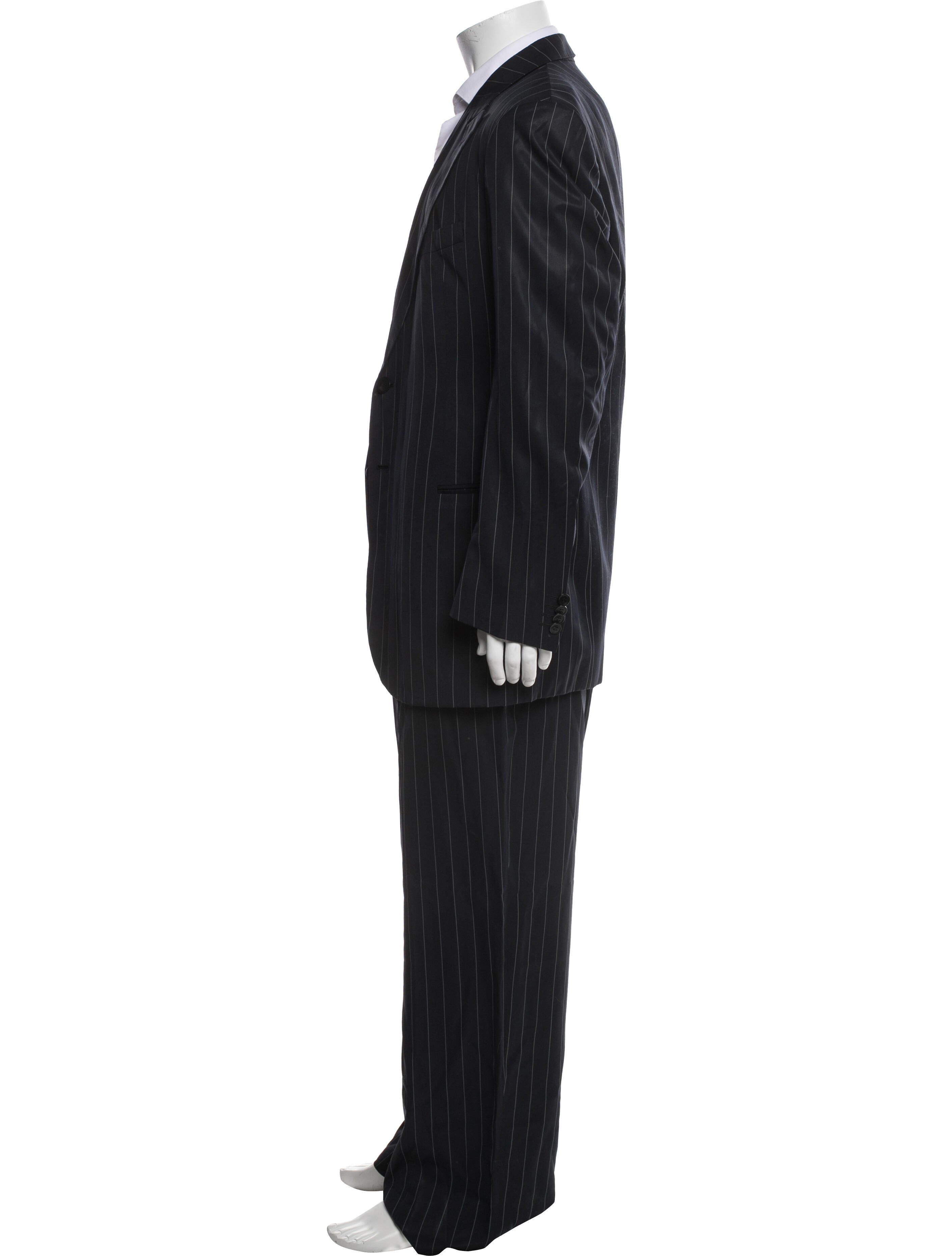 Giorgio Armani Wool Striped Two-Piece Suit