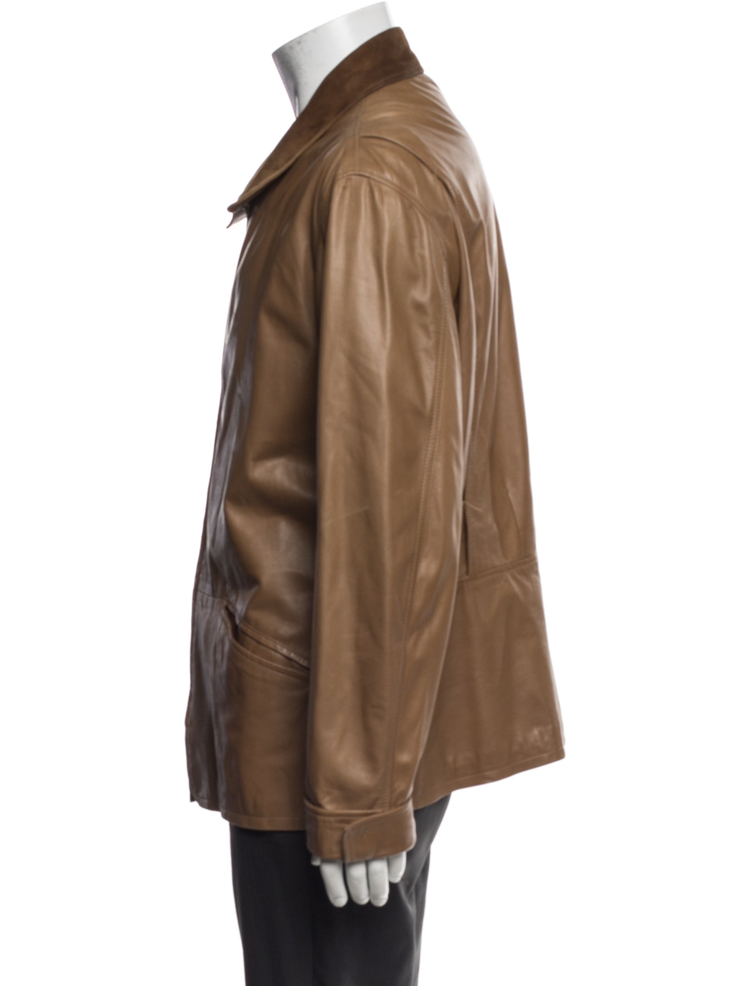 Giorgio Armani 1990's Lamb Leather Jacket