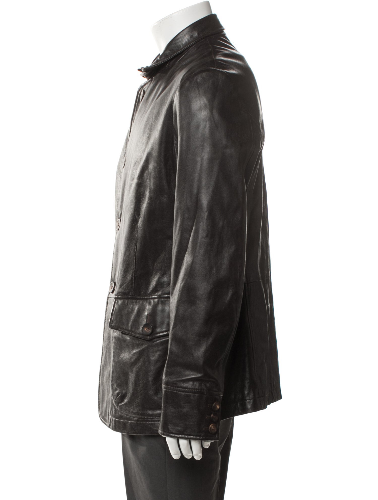 Giorgio Armani Lamb Leather Jacket