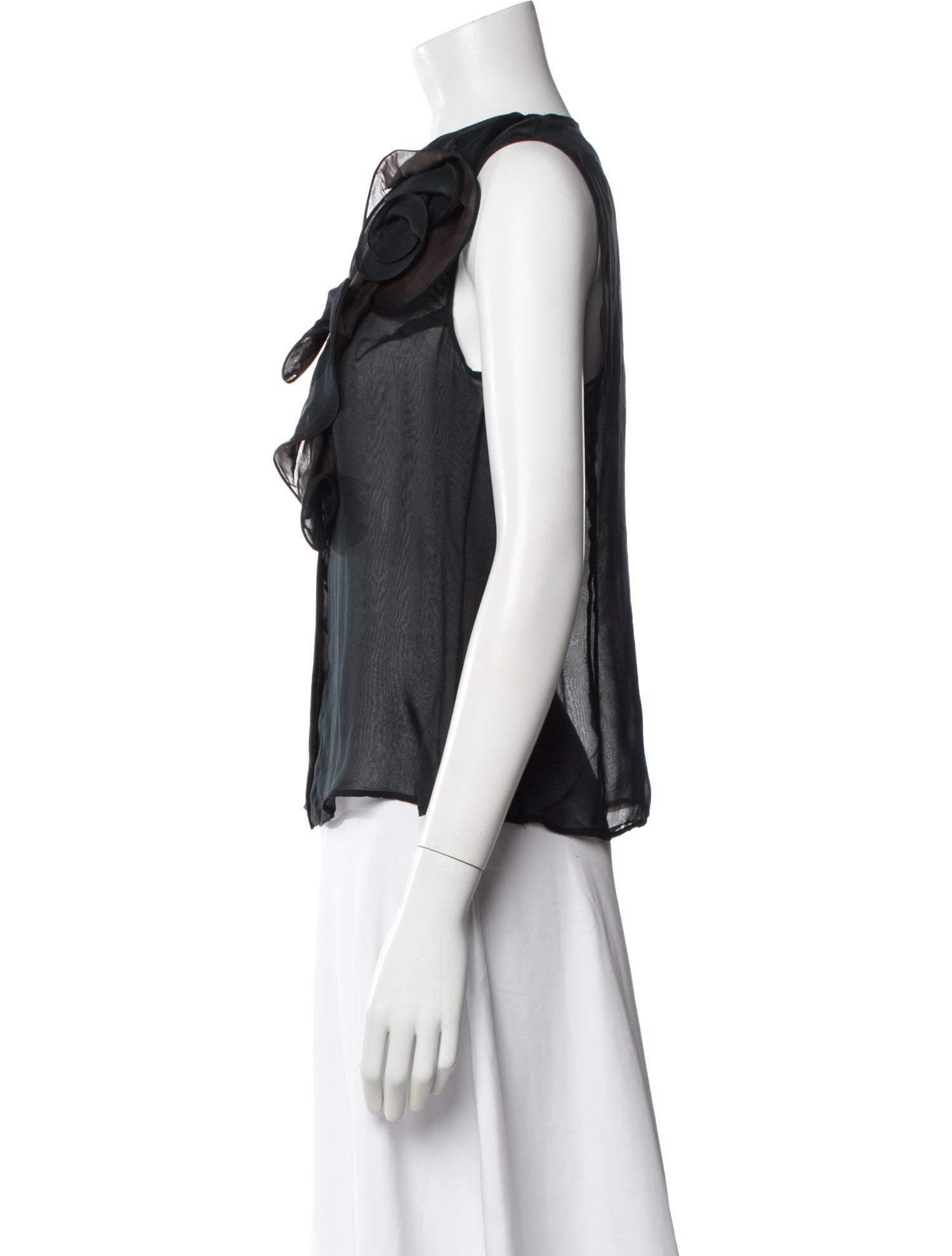 Giorgio Armani Silk Sleeveless Top