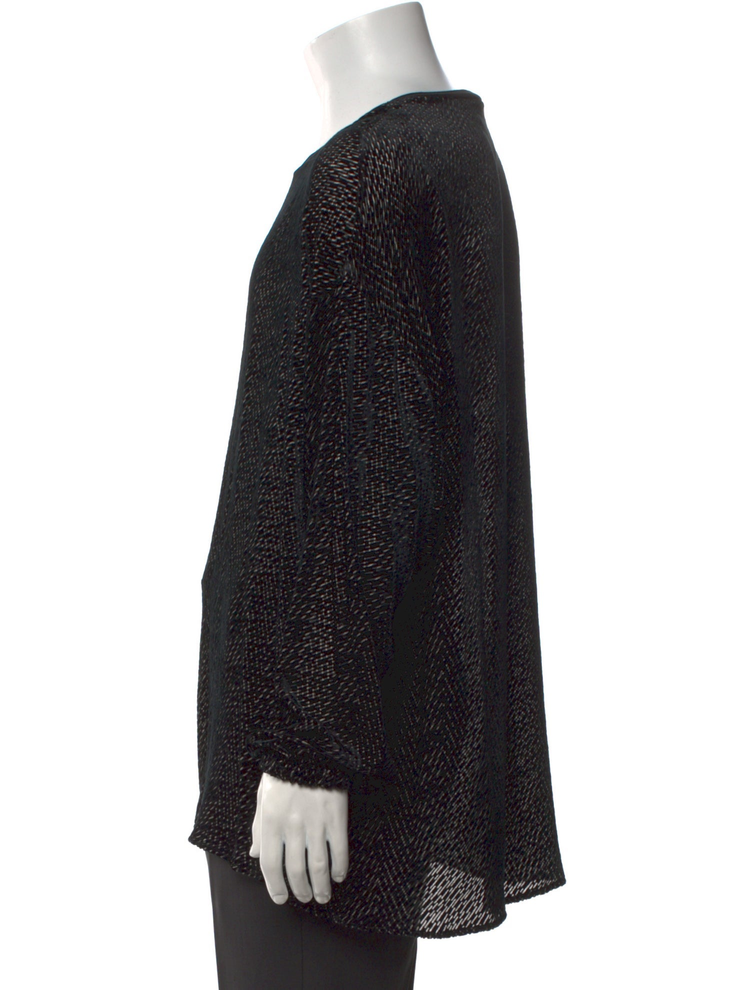 Giorgio Armani Patterned Crew Neck Pullover