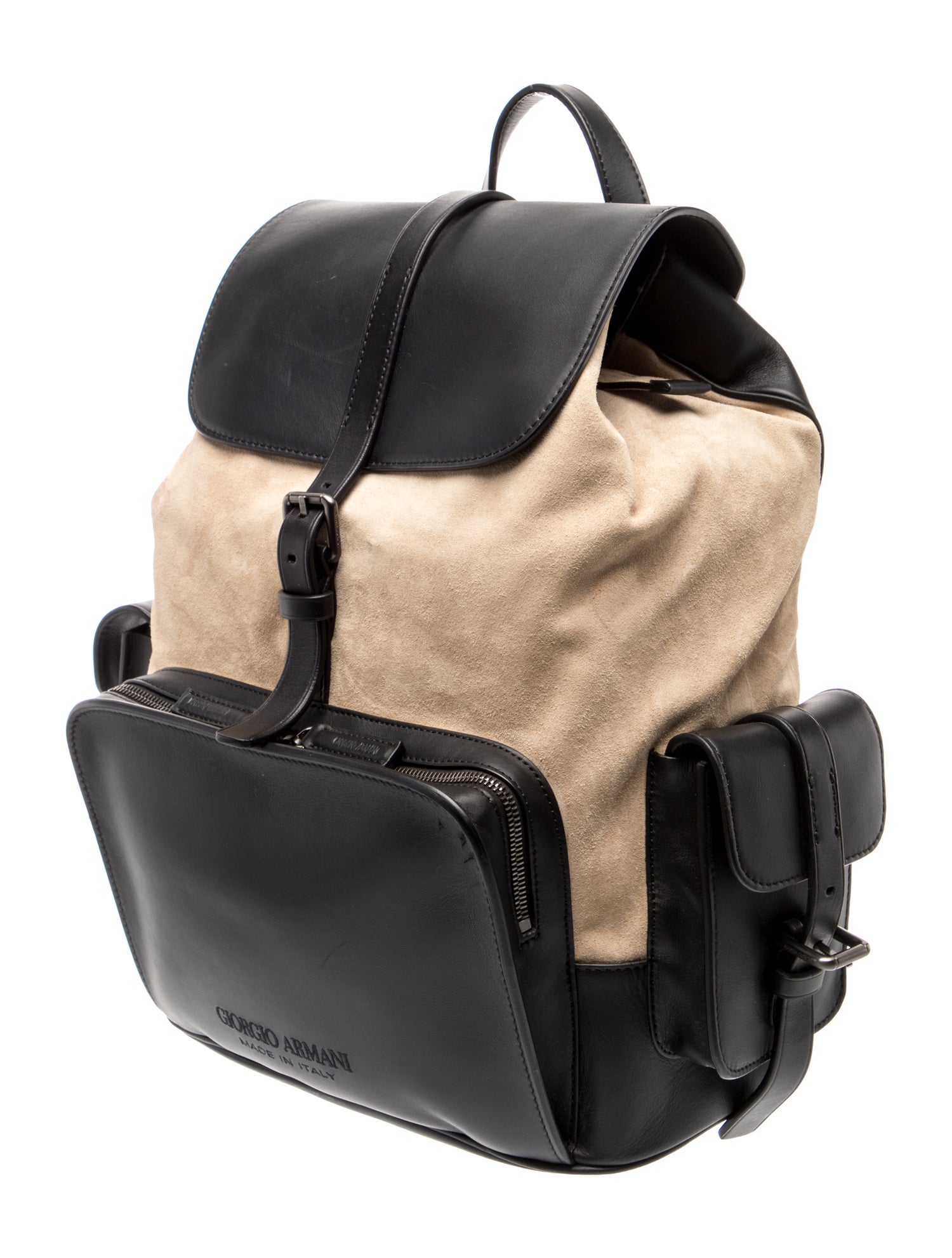 Giorgio Armani Leather Backpack