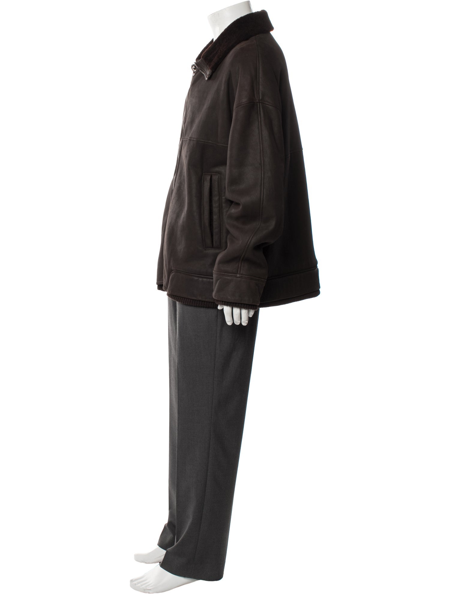 Giorgio Armani Lamb Leather Jacket