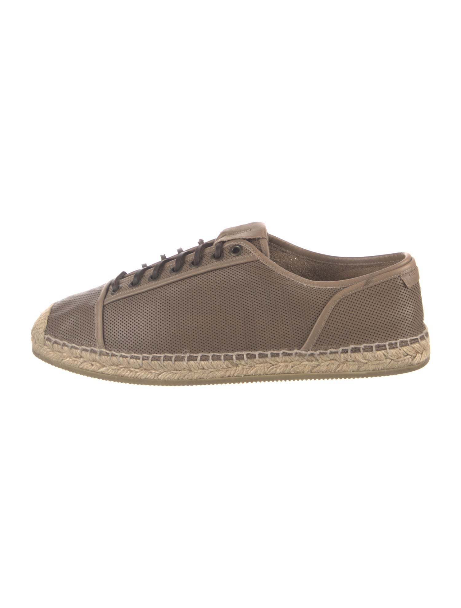 Giorgio Armani Leather Espadrilles