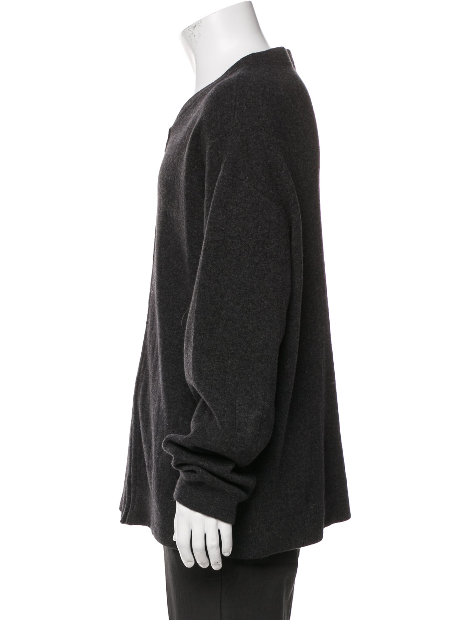 Giorgio Armani Wool Open Front Cardigan