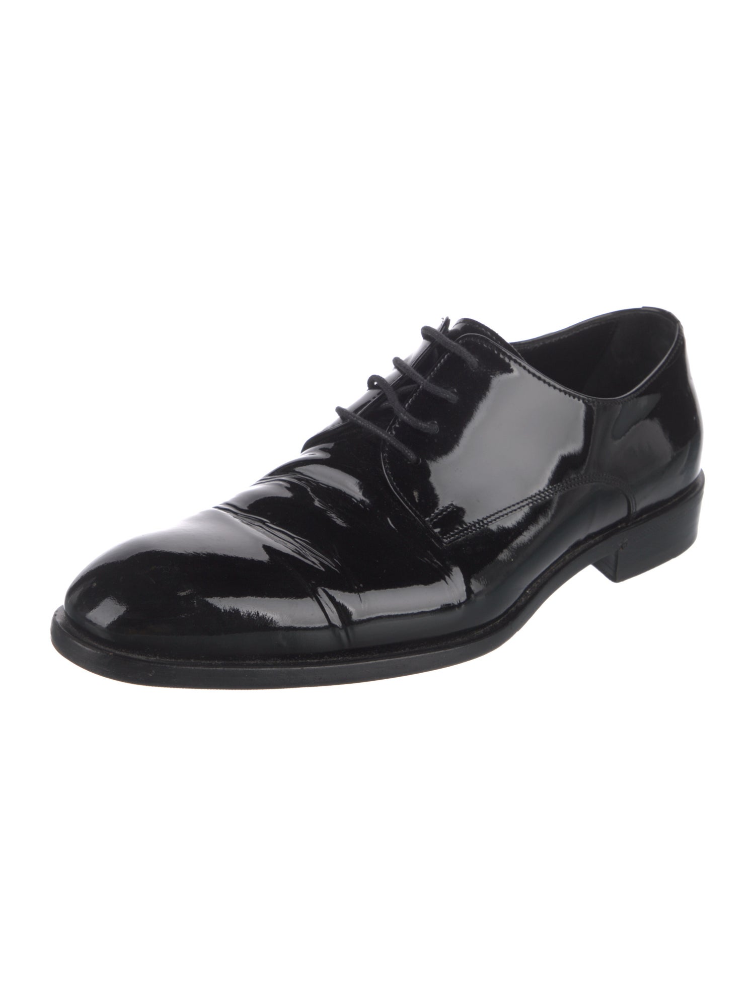 Giorgio Armani Patent Leather Oxfords