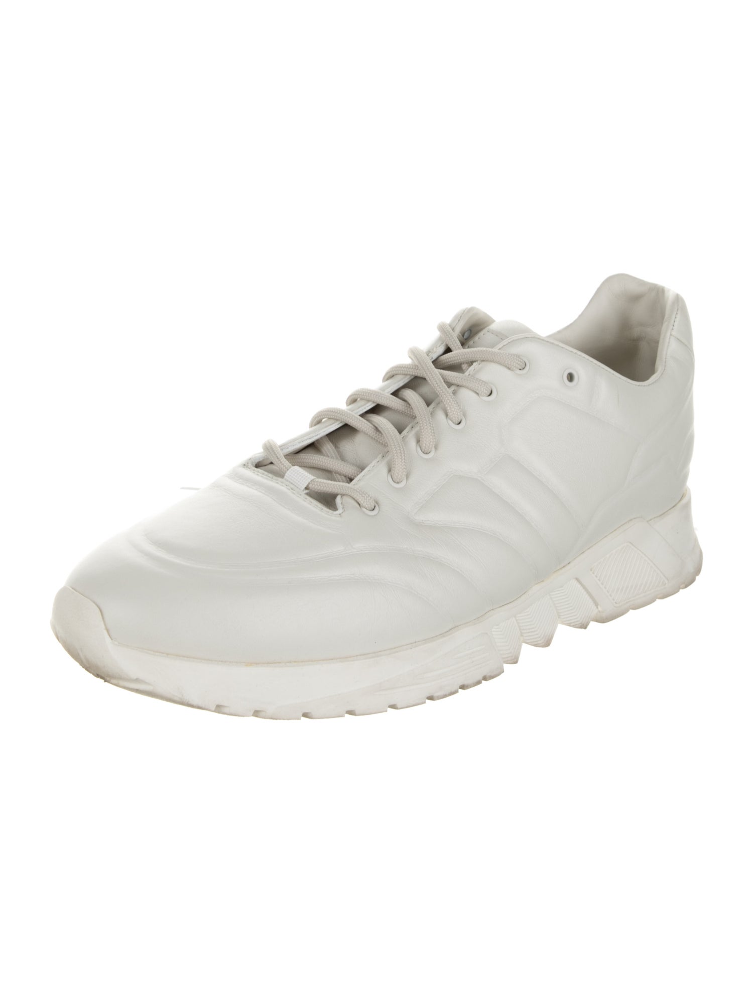 Giorgio Armani Leather Athletic Sneakers