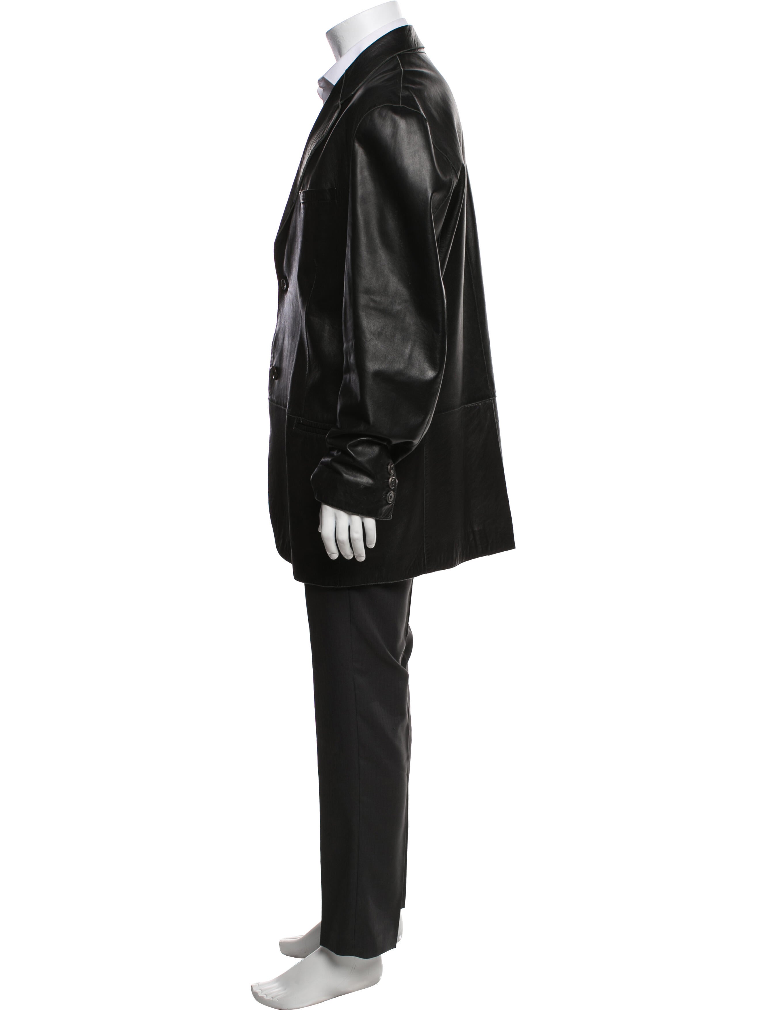 Marc New York by Andrew Marc Leather Moto Jacket - Brown Outerwear