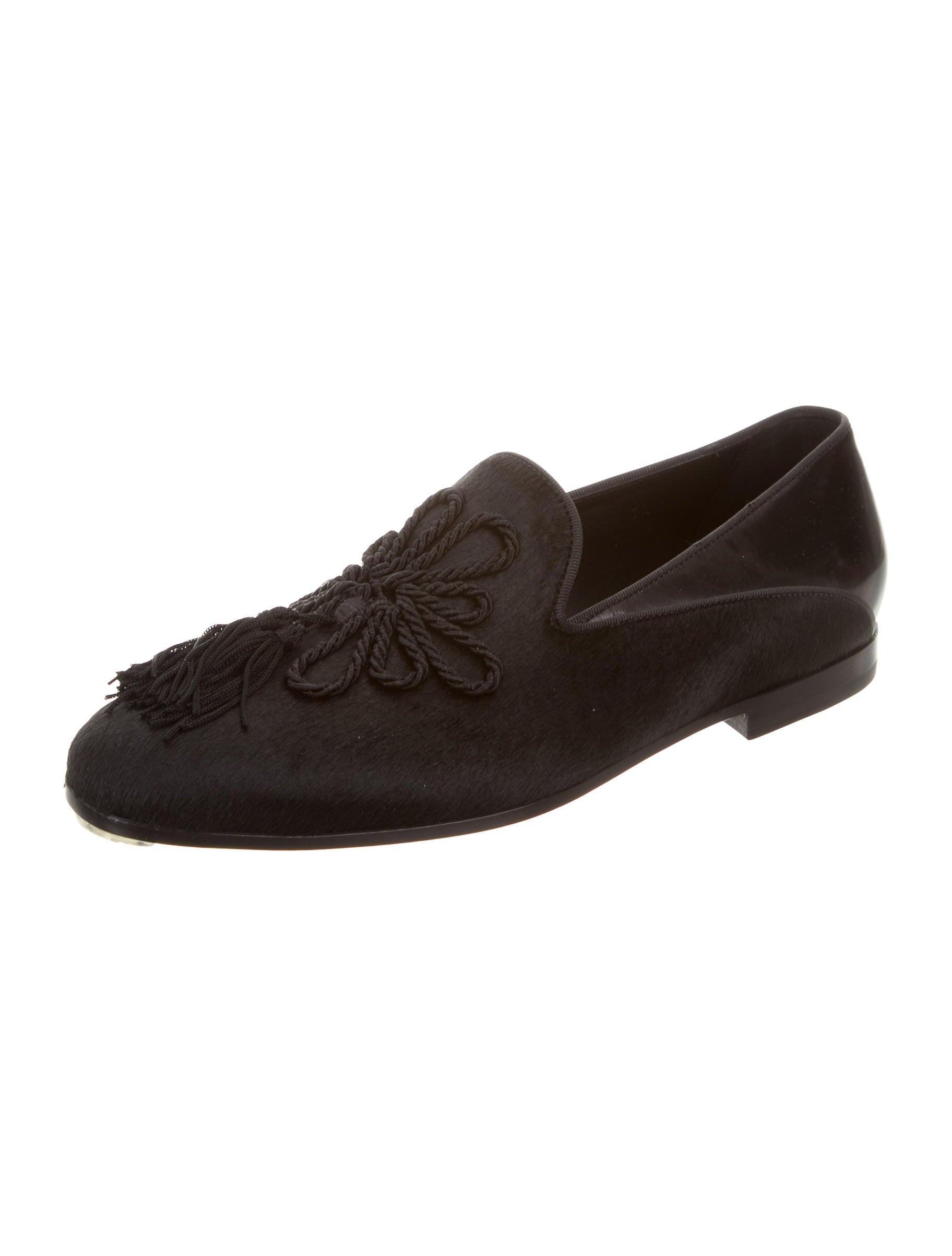 armani slippers giorgio armani ponyhair leather trimmed slippers armani slippers giorgio armani ponyhair leather trimmed slippers