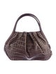 Giorgio Armani Embossed Leather Handle Bag