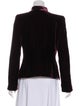 Giorgio Armani Velvet Structured Jacket