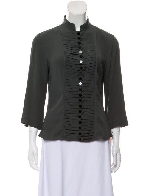 Giorgio Armani Silk Long Sleeve Blouse