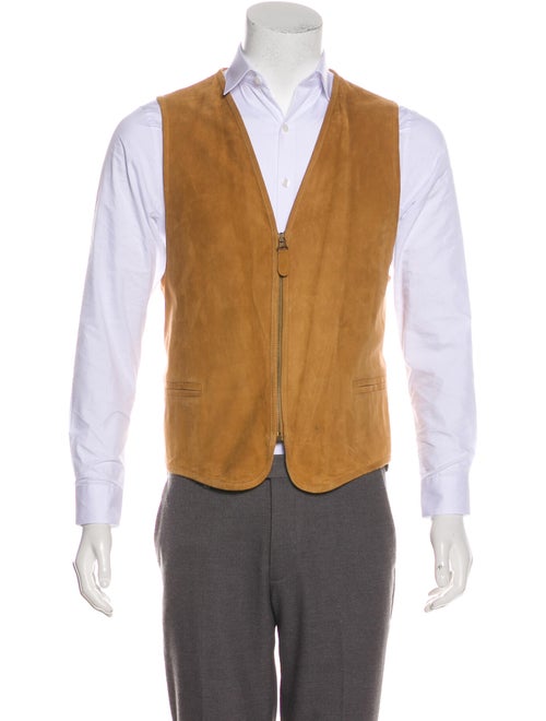 Giorgio Armani Suede Vest