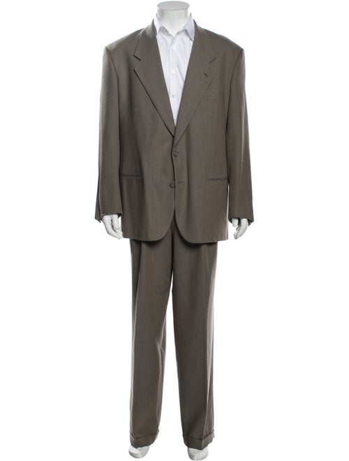 Giorgio Armani Houndstooth Print Two-Piece Suit