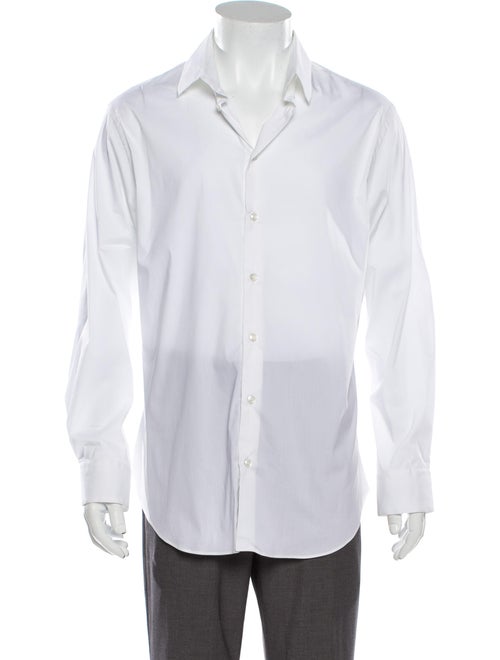 Giorgio Armani Long Sleeve Dress Shirt White
