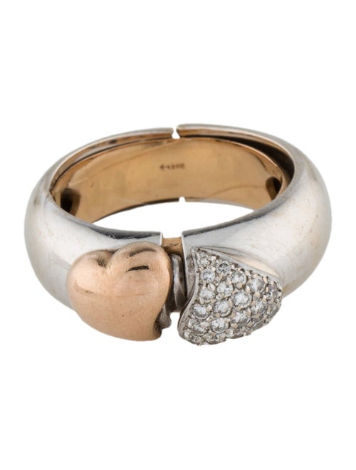 Giorgio Visconti 18K Diamond 'I Love You' Hinged Band