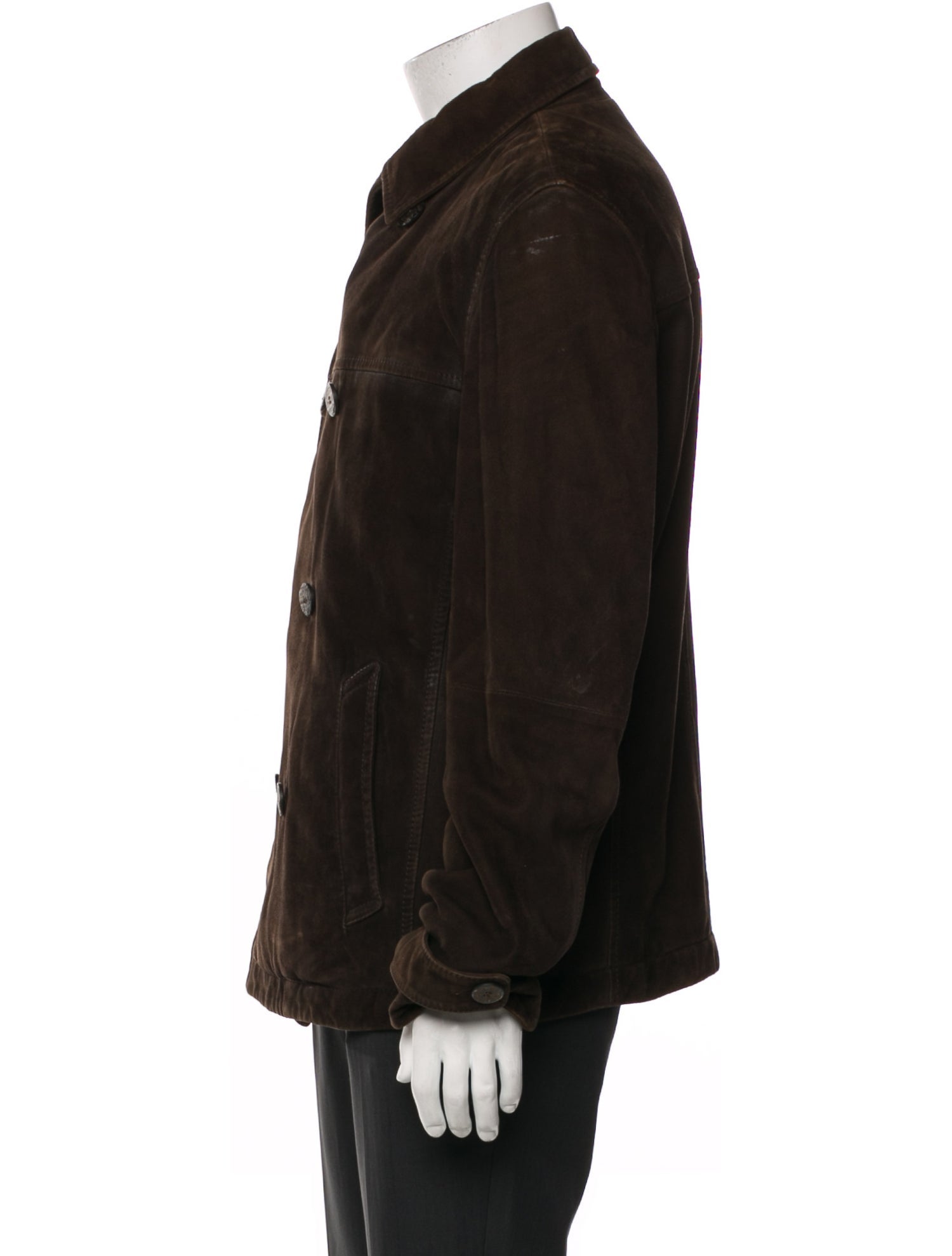 Gimo's Italiana Leather Peacoat